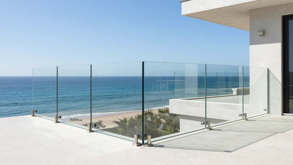 Planning a glass railing project on a coastal deck
